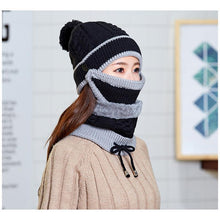 Load image into Gallery viewer, Women&#39;s Winter Beanie and Scarf Set