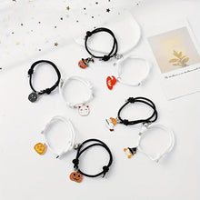 Load image into Gallery viewer, Cute Halloween Heart Magnetic Couple Matching Bracelet