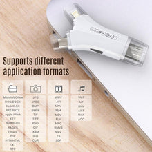 Load image into Gallery viewer, 4-in-1 Portable Memory Card Reader For Phones