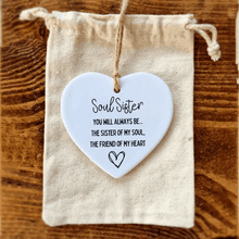 Load image into Gallery viewer, Ceramic Heart Quote card(GIft package)