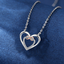 Load image into Gallery viewer, Two Hearts Infinity Necklace
