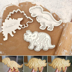 Dinosaur Cookie Molds(3 pics/set)