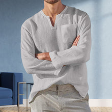 Load image into Gallery viewer, Men&#39;s Casual Linen Shirt