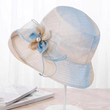 Load image into Gallery viewer, Womens Beach Sun Straw Hat