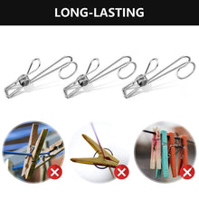 Load image into Gallery viewer, Stainless Steel Metal Long Tail Clip (6 pcs/set)
