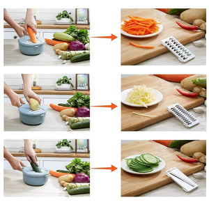 9 in 1 Multi-function Vegetable Slicer Set