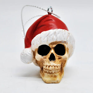 Santa Skull Bauble