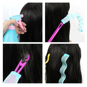 No-heating Hair Spiral Styling Curlers - 12 Pcs