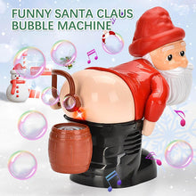 Load image into Gallery viewer, Funny Santa Bubble Blowing Machine