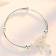 Load image into Gallery viewer, Dreamcatcher Feather Charm Bracelet