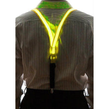 Load image into Gallery viewer, Light Up LED Suspenders Bow Tie