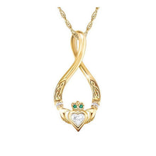 Load image into Gallery viewer, Irish Emerald Island Necklace