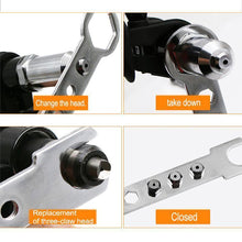Load image into Gallery viewer, 【🔥50% OFF🔥】Professional Rivet Gun Adapter Kit 🛠With 4Pcs Different Nozzle Bolts