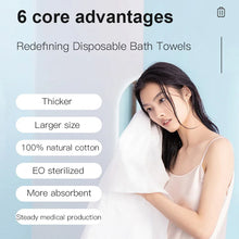 Load image into Gallery viewer, Disposable Compressed Cotton Bath Towel