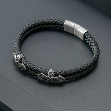 Load image into Gallery viewer, Leather Braided Bracelet
