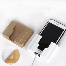 Load image into Gallery viewer, Wall-mounted mobile phone charging stand