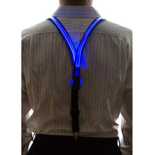 Load image into Gallery viewer, Light Up LED Suspenders Bow Tie