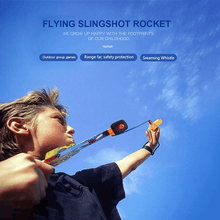 Load image into Gallery viewer, Amazing Rocket Slingshot LED Helicopters