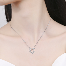 Load image into Gallery viewer, Two Hearts Infinity Necklace
