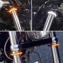 Load image into Gallery viewer, Fork Mount LED Turn Signals (free shipping)