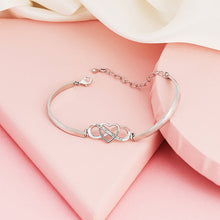 Load image into Gallery viewer, Always Remember I Love You Forever Love Heart Bracelet
