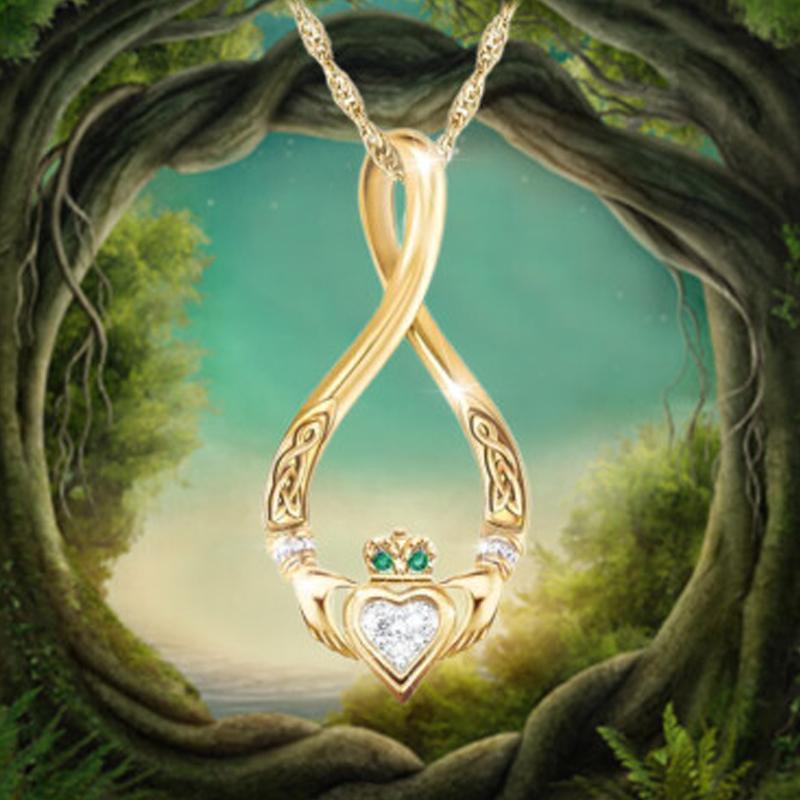 Irish Emerald Island Necklace