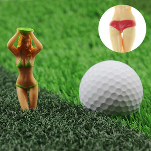 Funny Bikini Girl Golf Tees (6pcs)