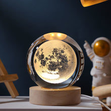 Load image into Gallery viewer, Glowing Crystal Ball Night Light