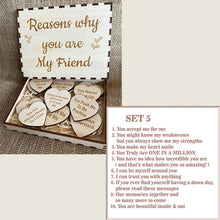 Load image into Gallery viewer, &quot;Reasons Why You Are My Friend&quot; Friendship Gift