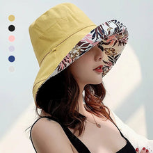 Load image into Gallery viewer, Wide Brim Cotton Summer Hat
