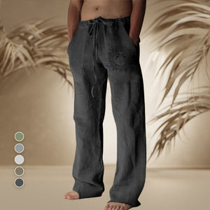 Drawstring Elasticized Casual Trousers