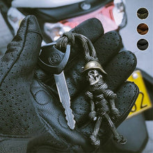 Load image into Gallery viewer, Skeleton Soldier Paracord Keychain
