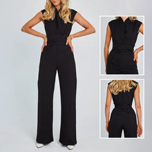 Load image into Gallery viewer, Women&#39;s Sleeveless Wide-Leg Jumpsuit