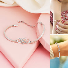 Load image into Gallery viewer, Always Remember I Love You Forever Love Heart Bracelet