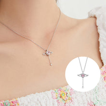 Load image into Gallery viewer, Pink Angel Wings Necklace