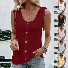 Load image into Gallery viewer, U-neck Vest T-shirt