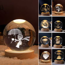 Load image into Gallery viewer, Glowing Crystal Ball Night Light