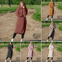 Load image into Gallery viewer, Women&#39;s Winter Thick Warm Hooded Knit Cardigan