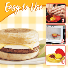 Load image into Gallery viewer, EggWich Microwave Egg Cooker