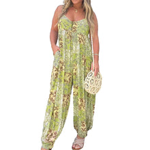 Load image into Gallery viewer, Patchwork Print Loose Jumpsuit