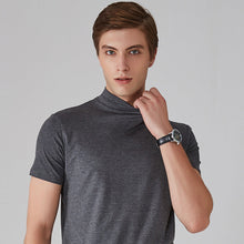 Load image into Gallery viewer, Mens High Neck Slim Fit T-shirt